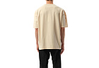 Maison Margiela Logo Embroidered T-Shirt Beige