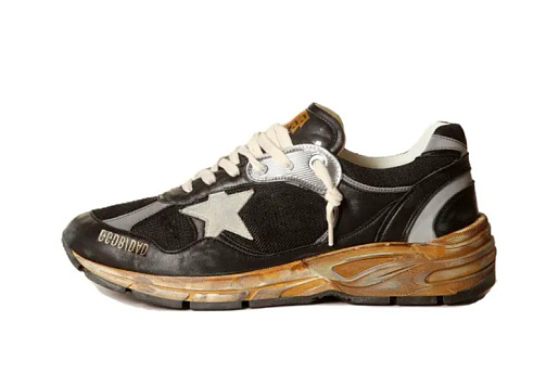 Golden Goose Dad-Star Black Silver