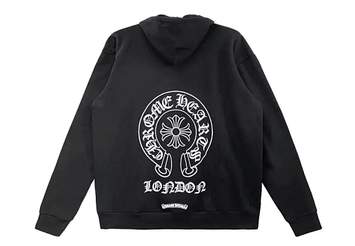 Chrome Hearts London Exclusive Zip Hoodie Black
