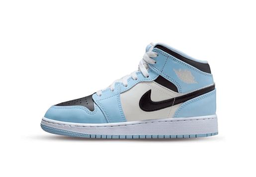Nike Air Jordan 1 Mid Ice Blue (GS)