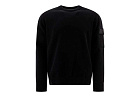 C.P. COMPANY Merino Wool Pullover Sweater Black