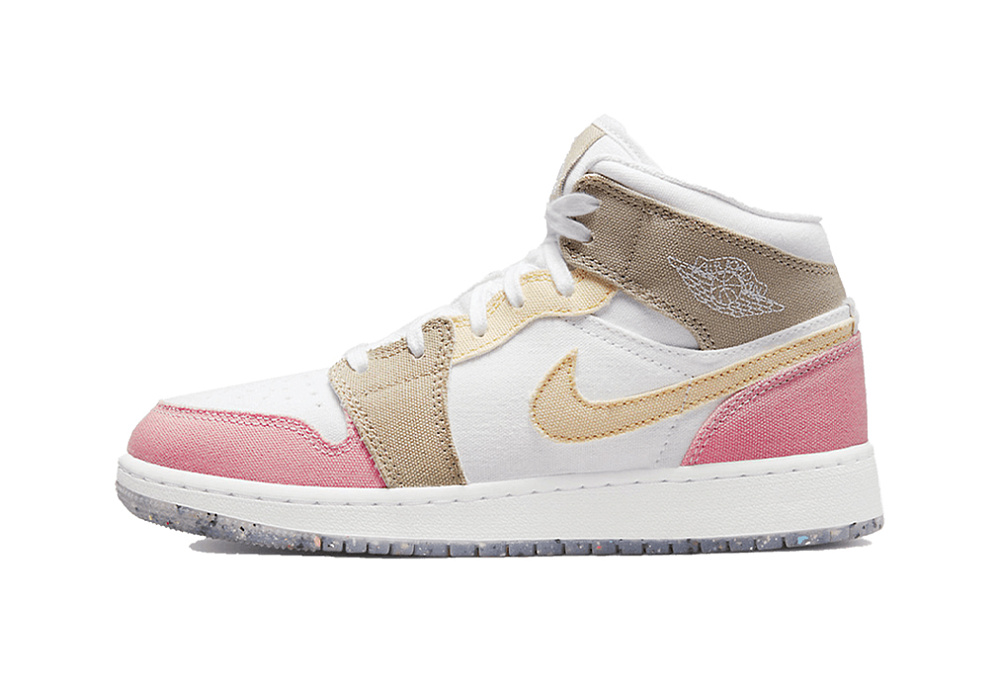 Nike Air Jordan 1 Mid Pastel Grind (GS)