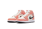Nike Air Jordan 1 Mid SE Orange Suede (GS)
